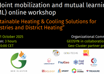 Sustainable Heating & Cooling Solutions for industries and District heating Workshop Recording 